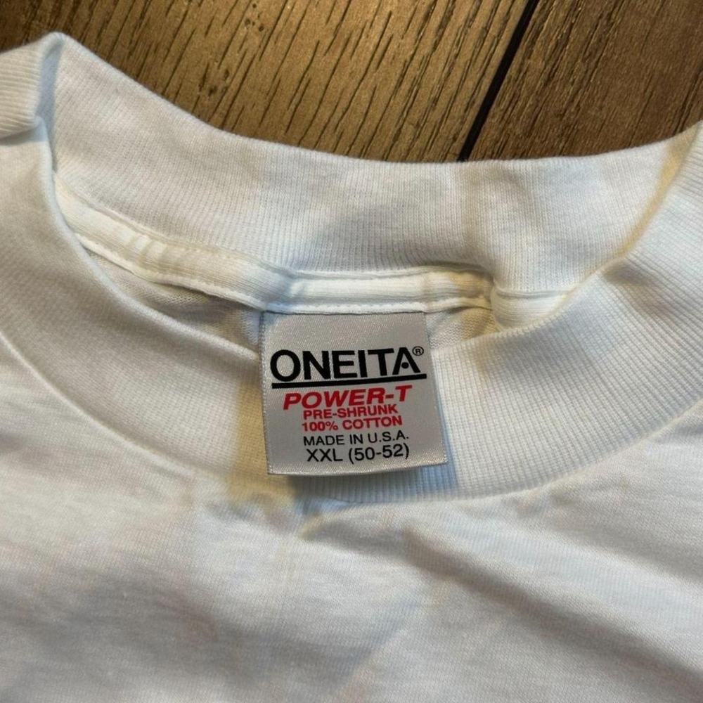 Vintage ESPN Racing Single Stitch Made in USA Tee size 2XL XXL Deadstock - Picture 2 of 7